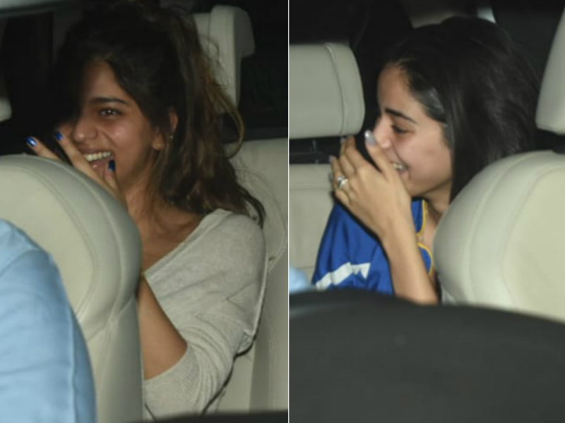 Suhana And Ananya Had A Blast On Their Night Out