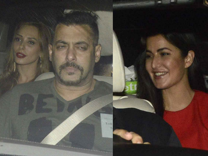 Salman Khan Watches <i>Sultan</i> With Iulia and Katrina