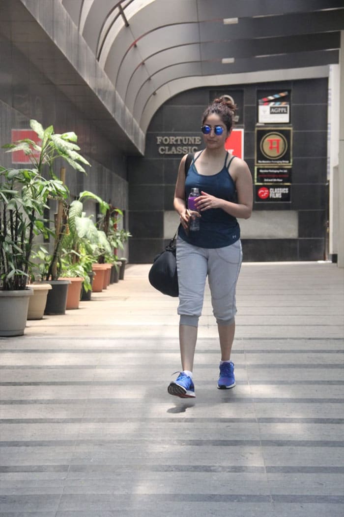 Also spotted outside her gym is Yami Gautam.