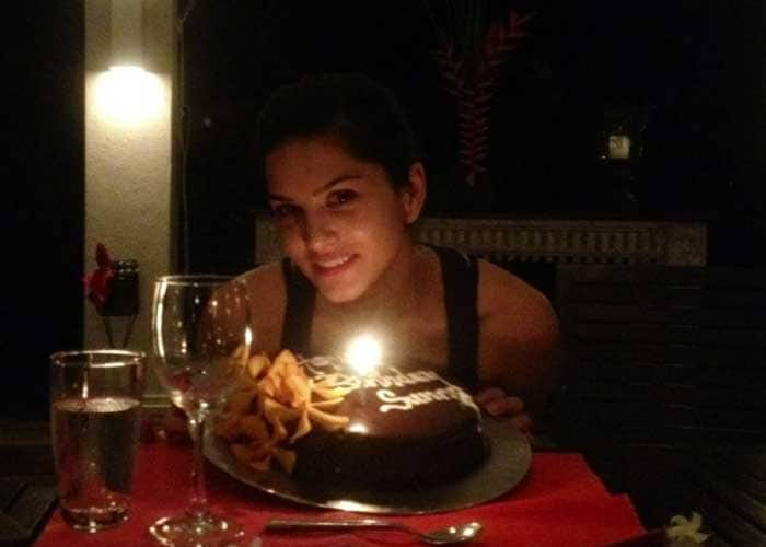 Adult film star, reality show contestant and now about to break into Bollywood, Sunny Leone celebrated her 31st birthday on the sets of her first movie <i>Jism 2</i> in Sri Lanka.<br><br>
 
"Happy Birthday Sunny! Sunny celebrates her birthday with the unit members in Sri Lanka," producer Mahesh Bhatt posted on Twitter, with this picture of Sunny cutting her birthday cake. Her birthday was on Sunday.<br><br> Coming Up: Sunny Leone's bold cover shoot