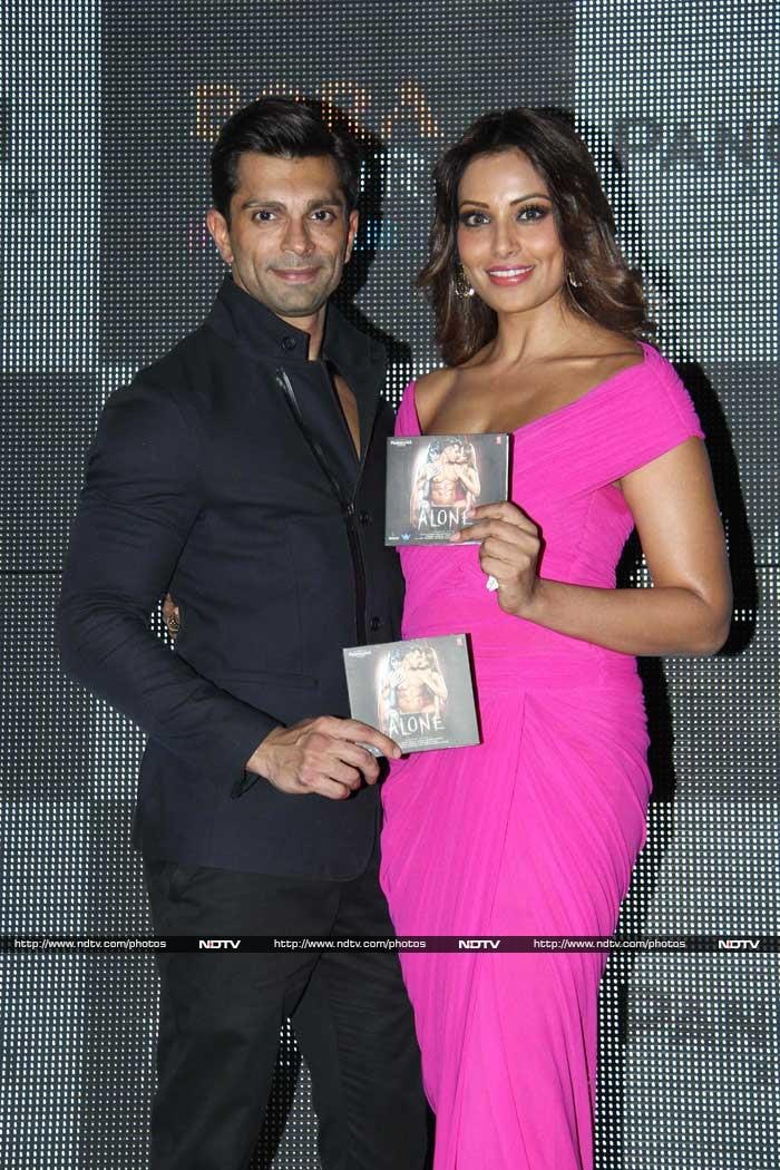 Bipasha, Karan At <i>Alone</i> Music Launch