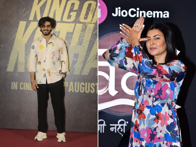 Sushmita Sen And Dulquer Salmaan's Work Diaries