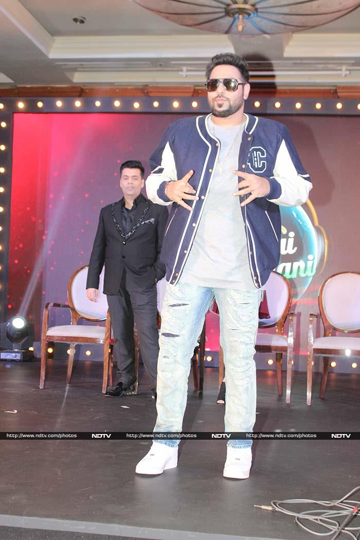 Bollywood rapper Badshah was also with Karan on Wednesday.