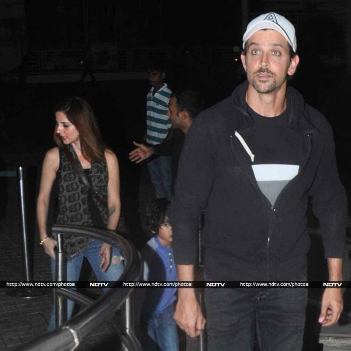Hrithik Roshan\'s Movie Date With Sussanne, Sons