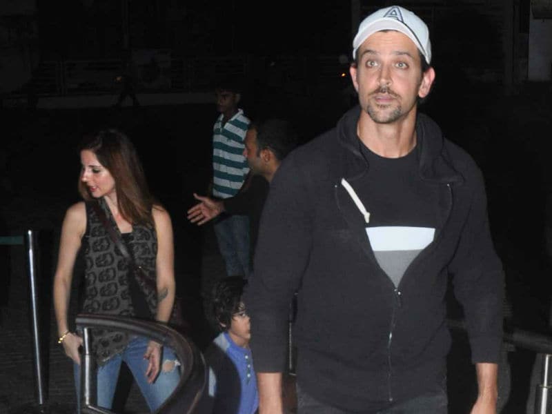 Photo : Hrithik Roshan's Movie Date With Sussanne, Sons