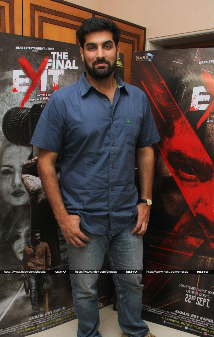 Kunaal Roy Kapur was present at the promotions of <i>The Final Exit</i>.