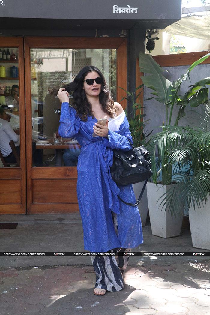 Taapsee Pannu And Gabriella Paint The Town Blue