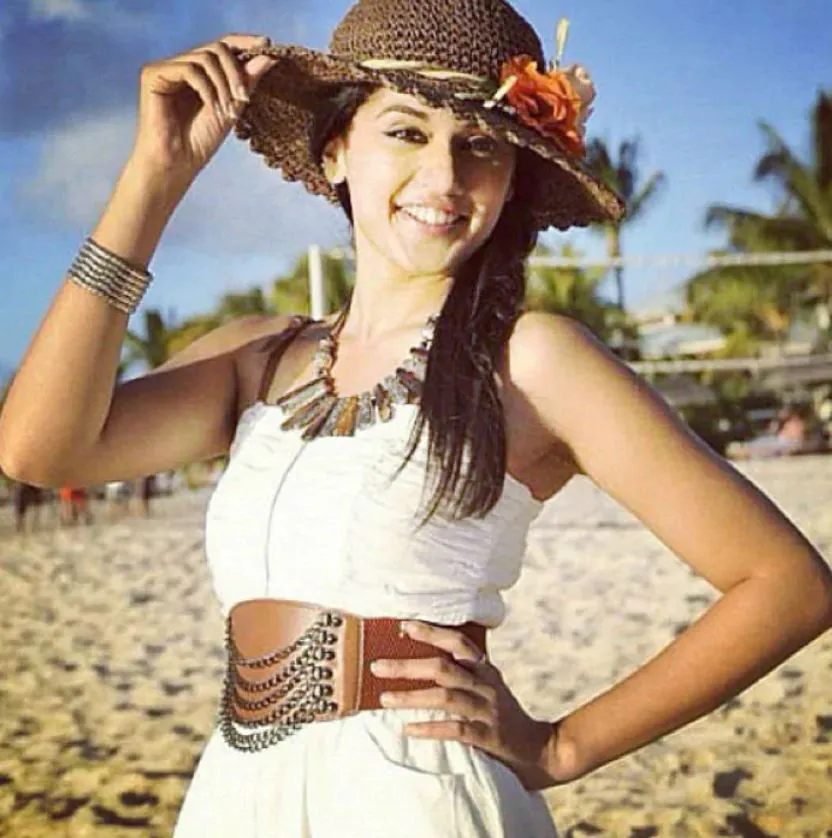 Taapsee was born in Delhi in a Sikh family. Taapsee, who is a Computer Science graduate, completed her schooling and college from Delhi. Taapsee entered the film industry after she featured on the reality show Get Gorgeous.  This image was posted on Instagram by Taapsee Pannu