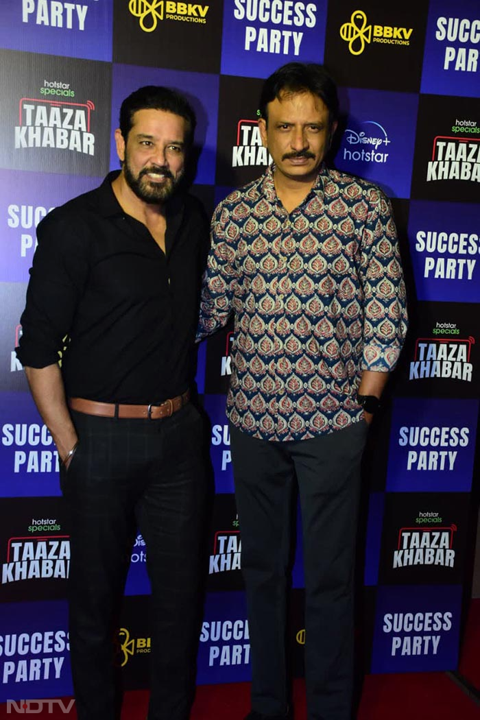 ‘Taaza Khabar' success party: ‘ताज़ा खबर' की सक्सेस पार्टी में नज़र आए भुवन बाम प्रिया पिलगांवकर और शिल्पा शुक्ला