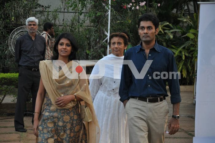 Actor-director Nandita Das came for the book launch.