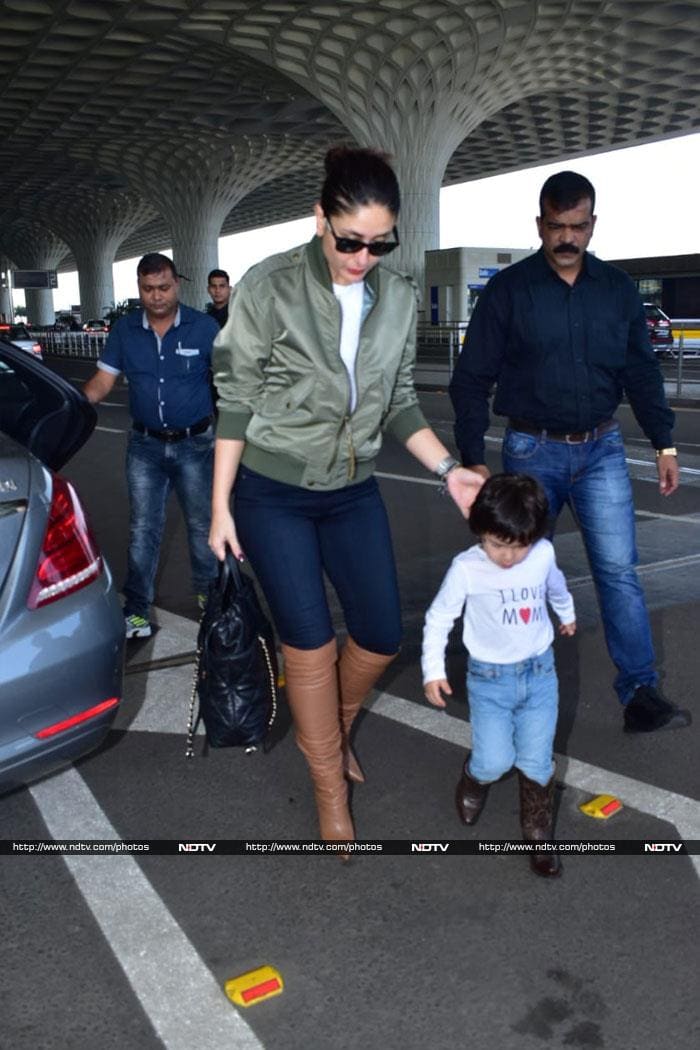 Kareena Kapoor And Taimur\'s Airport Dairies