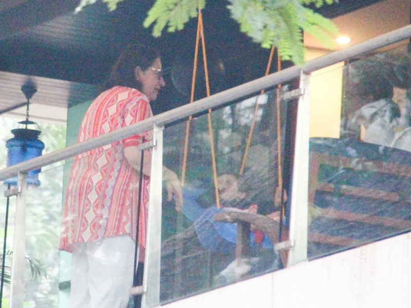 Baby Taimur's Playtime With Grandmom Babita