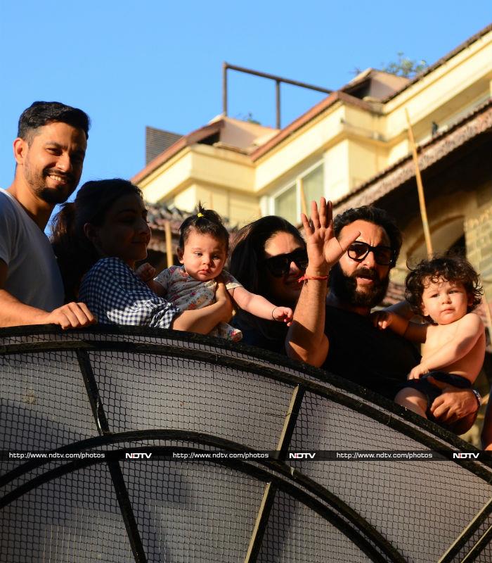 Taimur And Inaaya\'s Family Day Out