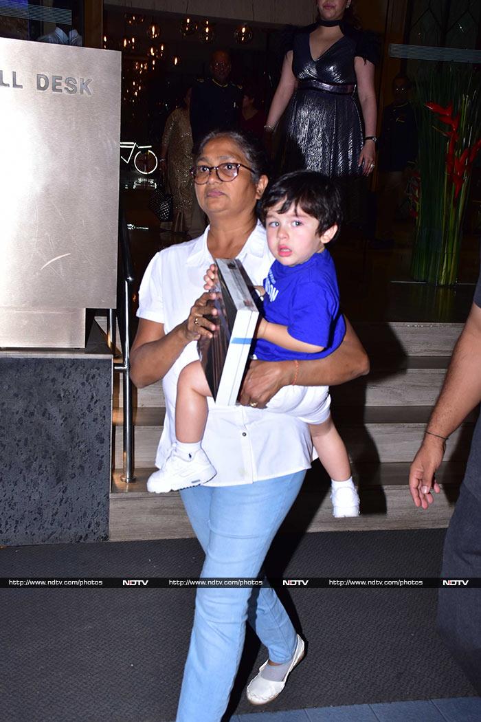 Kareena Kapoor and Saif Ali Khan's son Taimur was also present at the party.