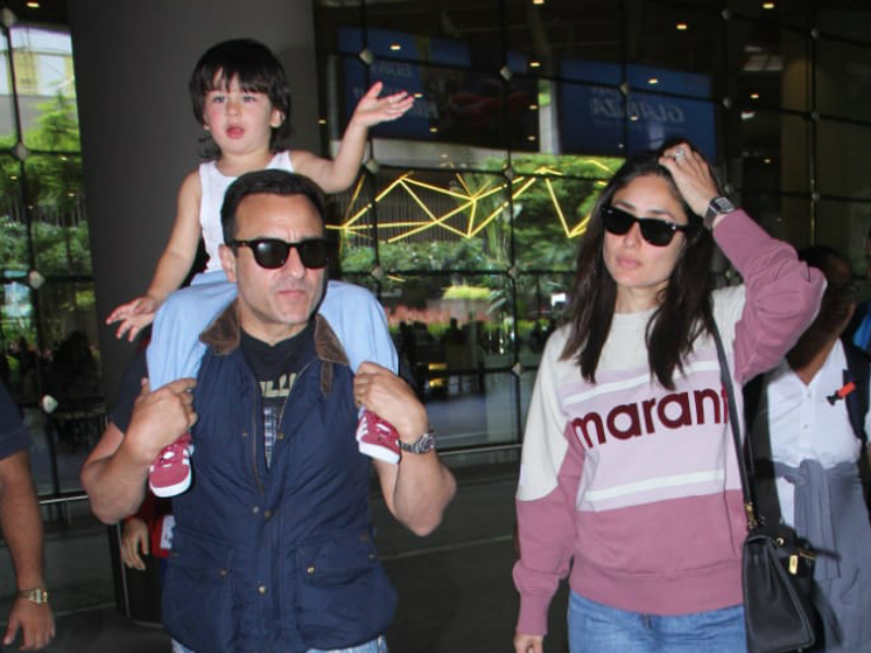 स्टार किड तैमूर अली खान एयरपोर्ट पर कुछ इस अंदाज में आए नजर