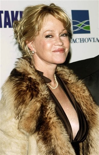 Melanie Griffith arrives for the world premiere of the film Take the Lead.