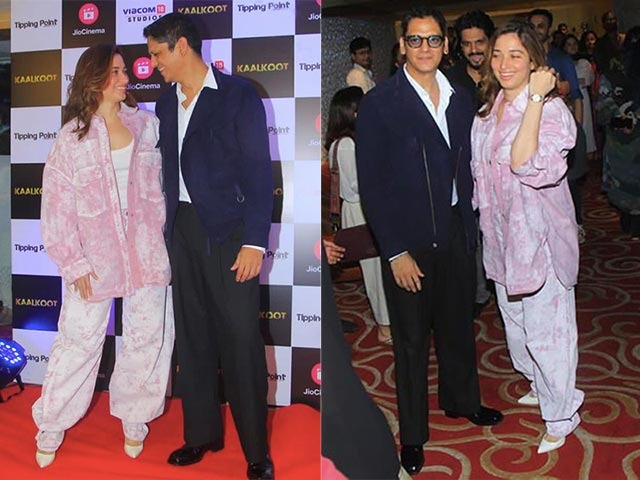 Tamannaah And Vijay Varma Steal The Limelight At <i>Kaalkoot</i> Screening