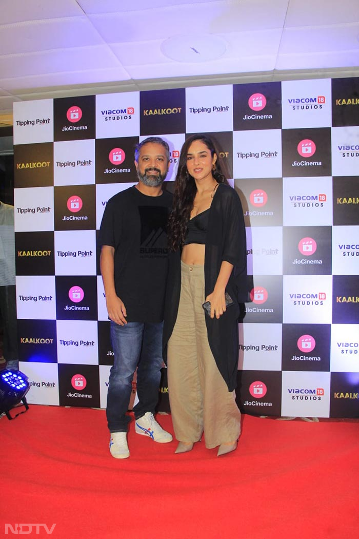 Anand Tiwari and wife Angira Dhar came for the screening. (Image Courtesy: Varinder Chawla)