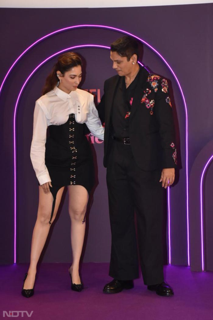 Tamannaah and Vijay Varma were the definition of yin-yang. (Image courtesy: Varinder Chawla)