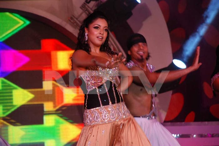 Tanushree Datta performs at the 'Western India Princess ? Fashion for a Change' a fashion carnival in Mumbai.