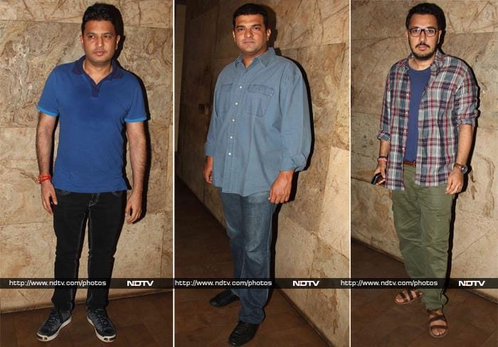 Producers Bhushan Kumar, Siddharth Roy Kapur and Dinesh Vijan were also in attendance