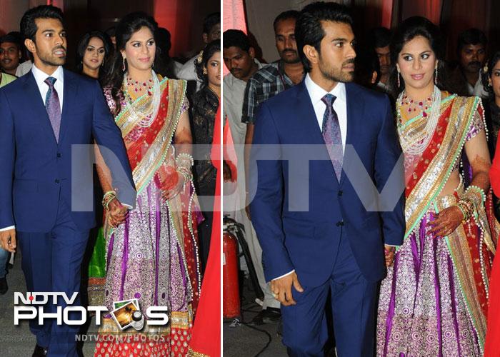 Inside Ram Charan Teja's grand reception