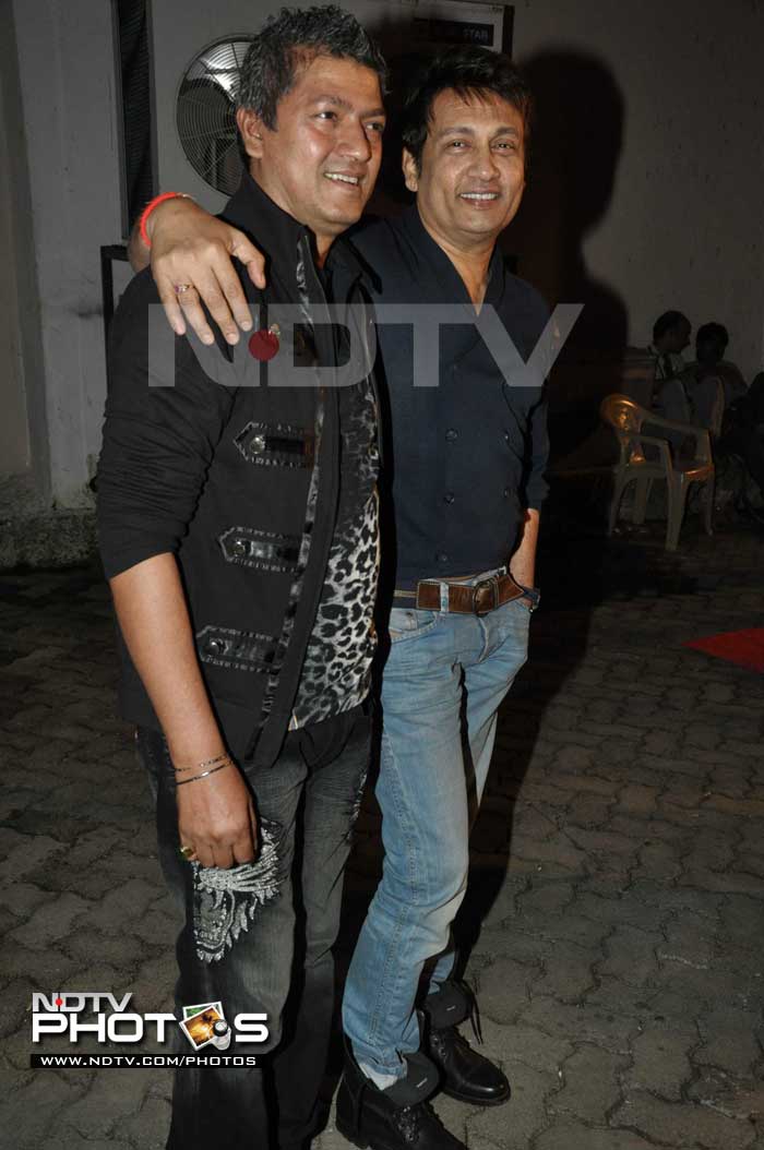 He was at the awards with buddy Shekhar Suman.