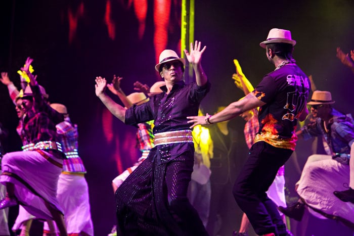 King Khan performed to his hit number <i>Lungi Dance</i>.