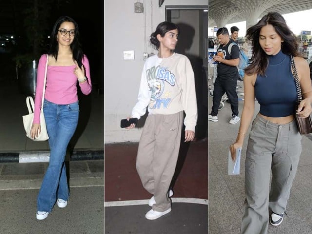 Photo : The Best Of Airport Fashion, Featuring Suhana Khan, Khushi Kapoor And Shraddha Kapoor