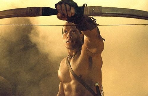 Movie stills from the Van Diesel starrer <i>The Scorpion King</i>.