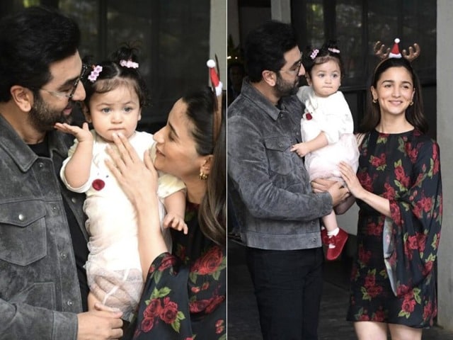 Photo : This Alia-Ranbir And Raha Moment Eclipsed Everything Else At The Kapoors' Christmas Lunch