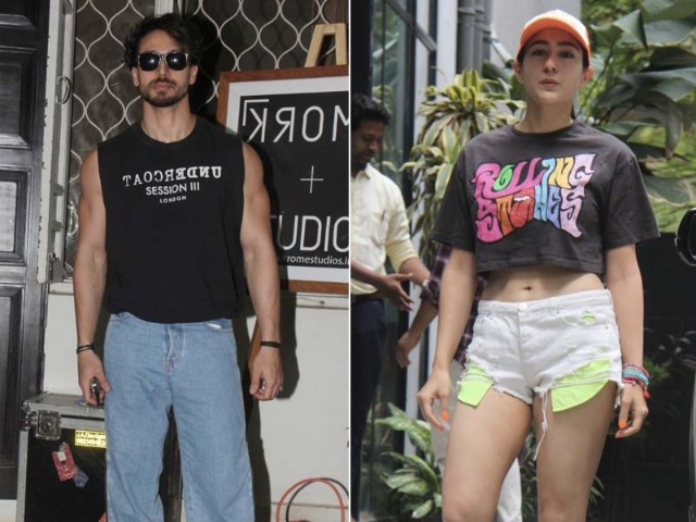 Tiger Shroff And Sara Ali Khan's OOTDs Include Black
