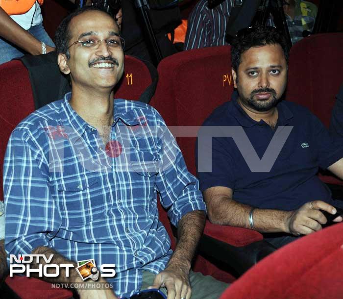 Director duo: Rohan Sippy and Nikhil Advani at the theatre