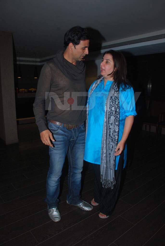 Akshay and Farah share a sigh of relief?