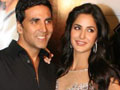 Akshay, Katrina at <I>Tees Maar Khan</I> premiere