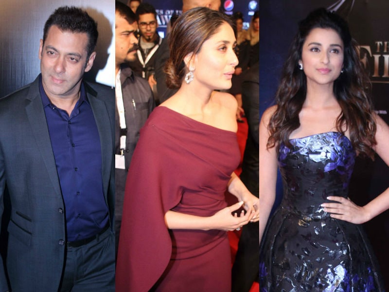 Photo : Salman, Kareena, Parineeti, Big B Shine at TOIFA Red Carpet