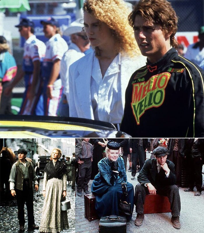 It was while shooting for the 1990 film <i>Days of Thunder</i> that Cruise met Aussie beauty Nicole Kidman, who he later married. He did another film with her a couple of years later called <i>Far and Away</i> (1992).