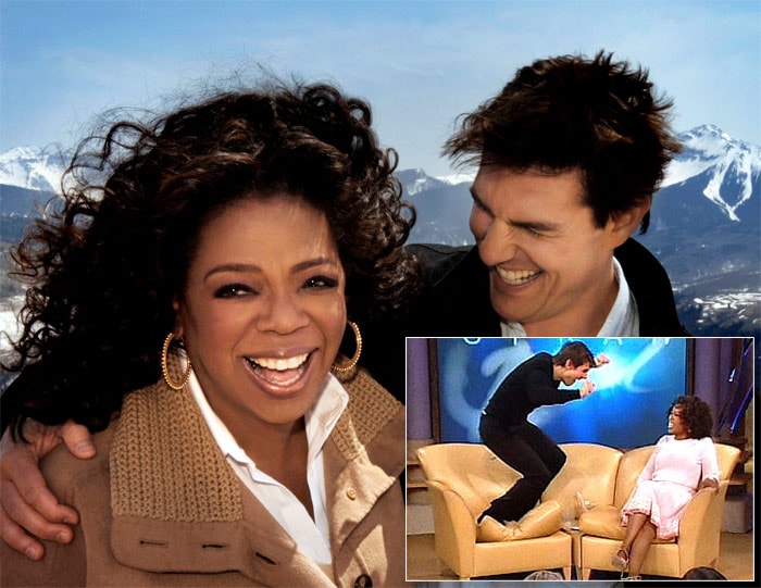 This was also the year Cruise showed his wild side on the <i>The Oprah Winfrey Show</i>, jumping up and down in excitement over his newfound love Katie Holmes. Paramount Pictures cited the actor's controversial public behavior and views while ending its 14-year relationship with Cruise in 2006. However industry insiders claimed the production house was unhappy with Cruise's growing financial clout.