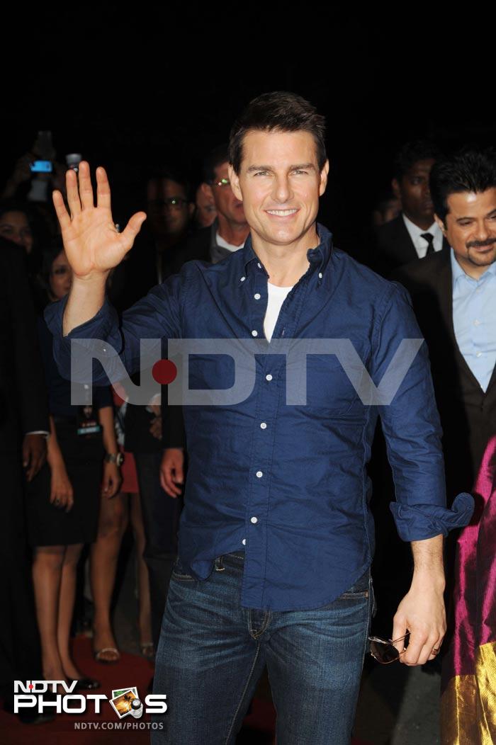 Tom Cruise premieres Mission Impossible in India