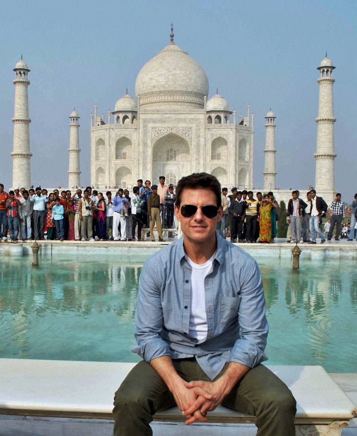 Tom Cruise reaches Agra