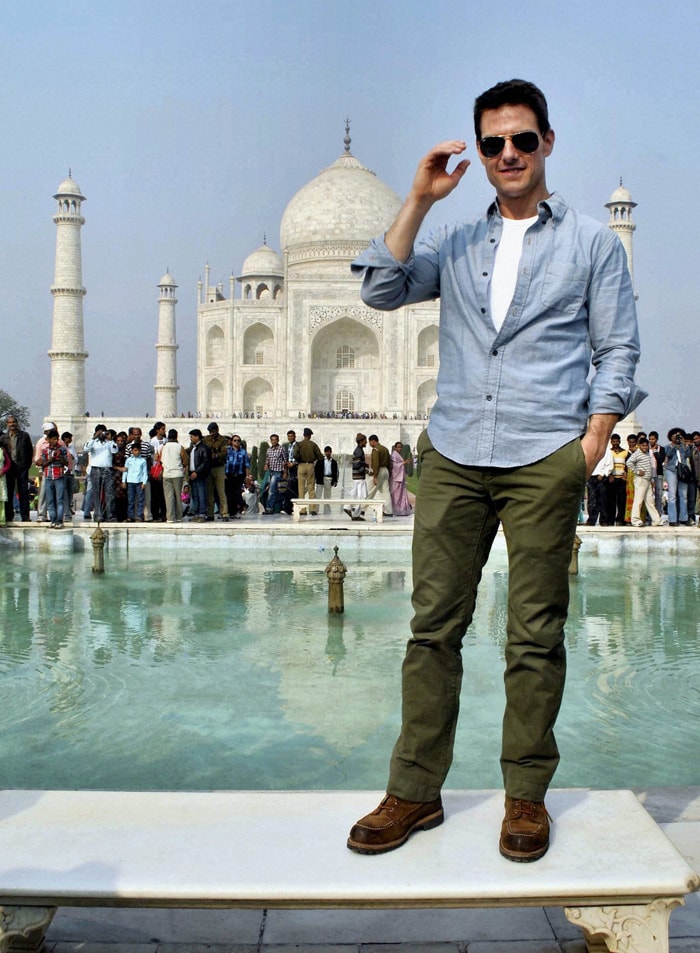 Tom Cruise reaches Agra