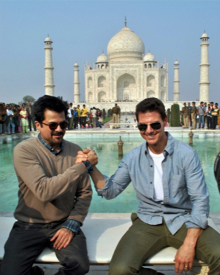 Tom Cruise reaches Agra