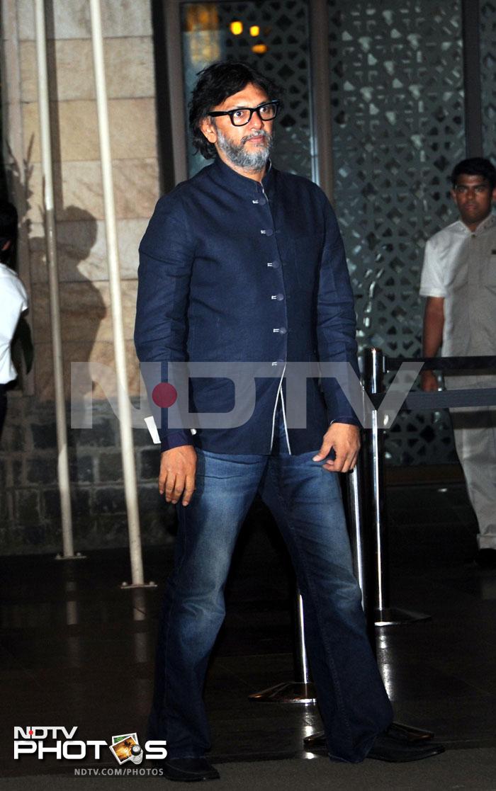 Director Rakeysh Om Prakash Mehra at the party.