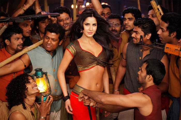 <b><i>Chikni Chameli</i> from <i>Agneepath</i></b>: Katrina Kaif set pulses racing with her <i>thumkas</i> in this item number from the remade <i>Agneepath</i>. The naughty lyrics and Shreya Ghoshal's voice made this song a chartbuster.