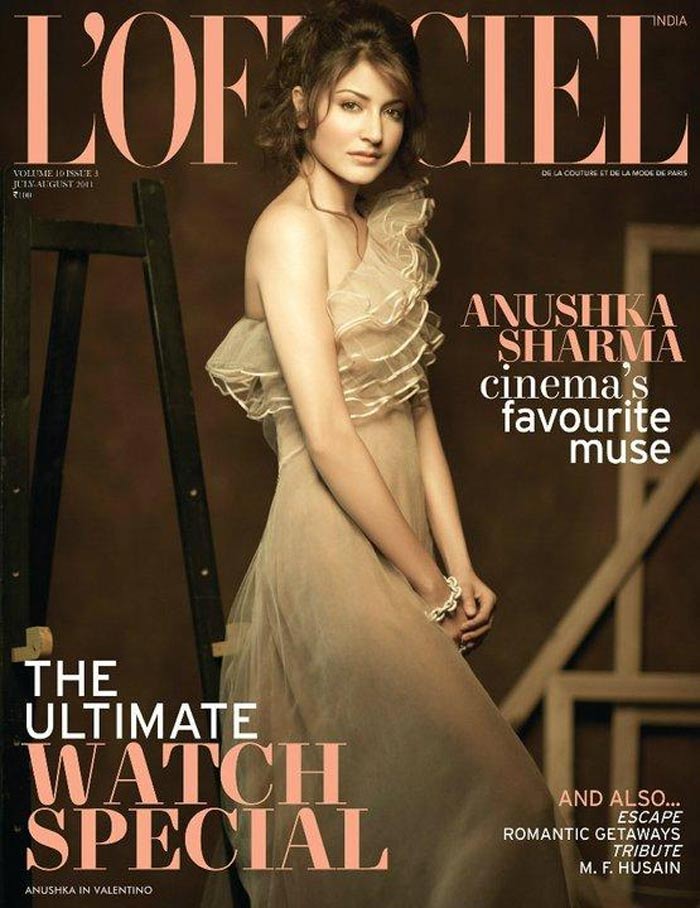 Anushka on the cover of L\'Officiel
