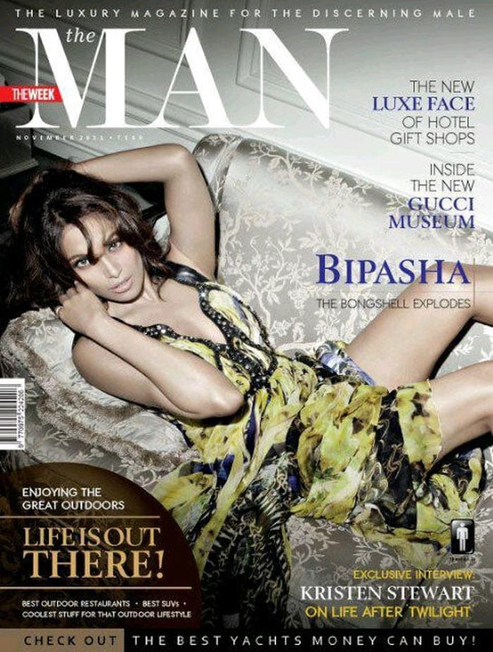 Bipasha on the cover of The Man