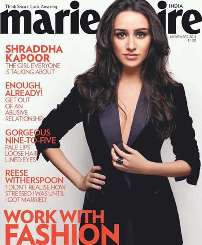 Shraddha Kapoor on cover of Marie Claire