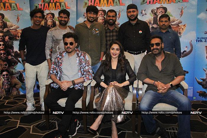 Madhuri Dixit, Ajay Devgn And Anil Kapoor Take Over With Total Dhamaal