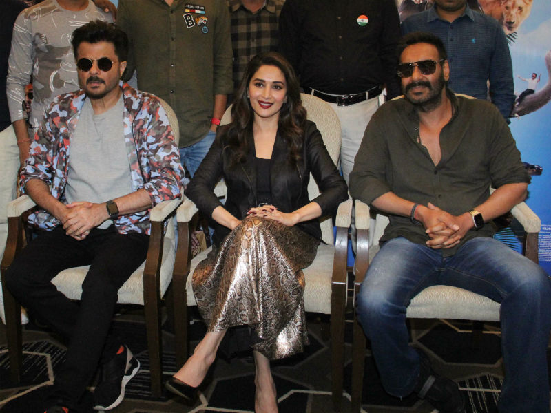 Madhuri Dixit, Ajay Devgn And Anil Kapoor Take Over Mumbai With <i>Total Dhamaal</i>