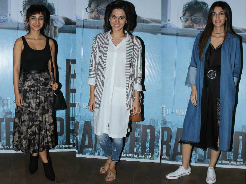 Photo : Patralekhaa, Taapsee Or Kriti, Who's ?Trapped' Your Heart?